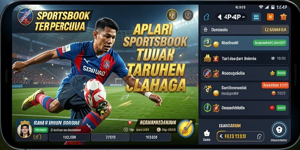 Tampilan gameplay menarik dari aplikasi Sportsbook 4P4P.