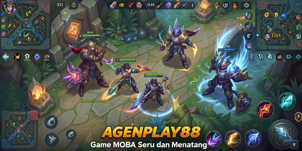 Tangkapan layar gameplay seru AGENPLAY88 yang menunjukkan aksi di arena.