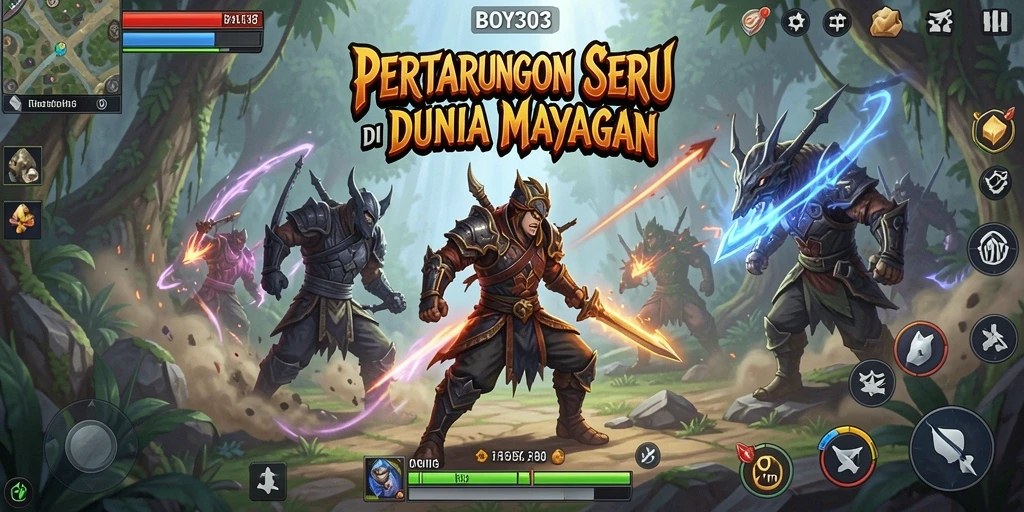 Gameplay BOY303 yang intens dalam pertarungan Fighting.