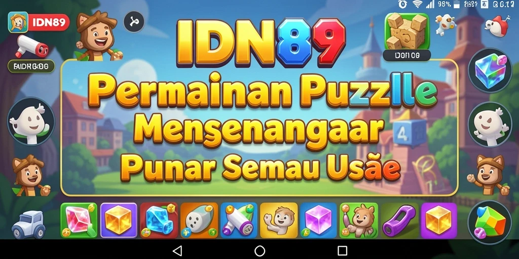 Screenshot gameplay IDN89 menampilkan tantangan puzzle yang menarik dan interaktif.