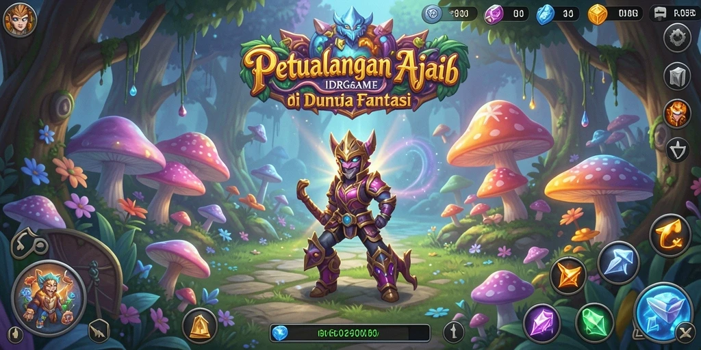 Screenshot utama IDRGAME menampilkan aksi petualangan yang mendebarkan.