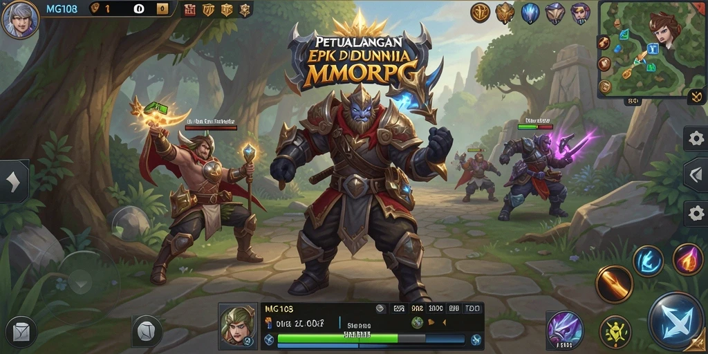 Screenshot gameplay MG108 menampilkan aksi pertempuran yang mendebarkan.