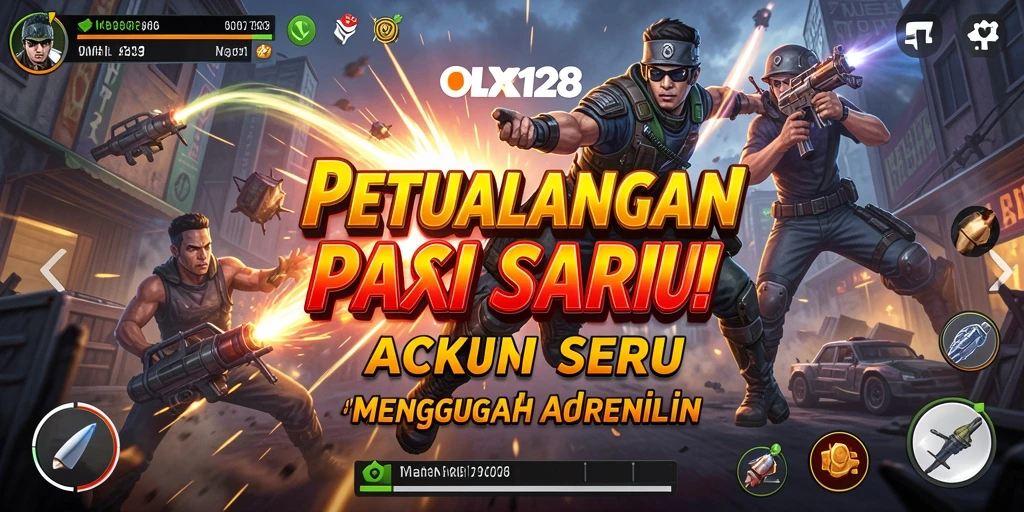 Tampilan gameplay seru OLX128 dengan aksi yang mendebarkan.