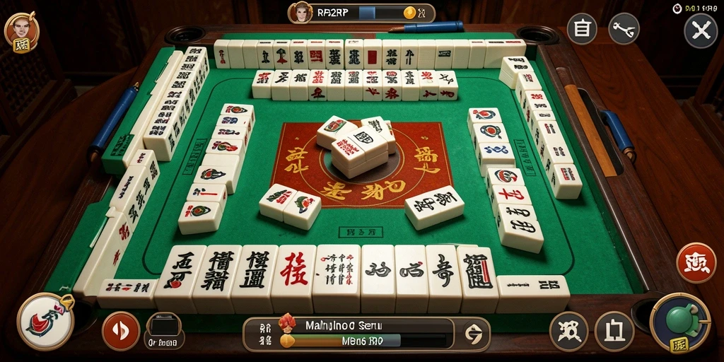 Screenshot gameplay RP62RP yang menarik dengan grafis Mahjong.