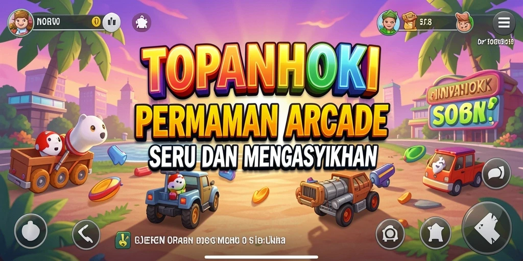 Gameplay seru TOPANHOKI yang penuh tantangan dan warna.