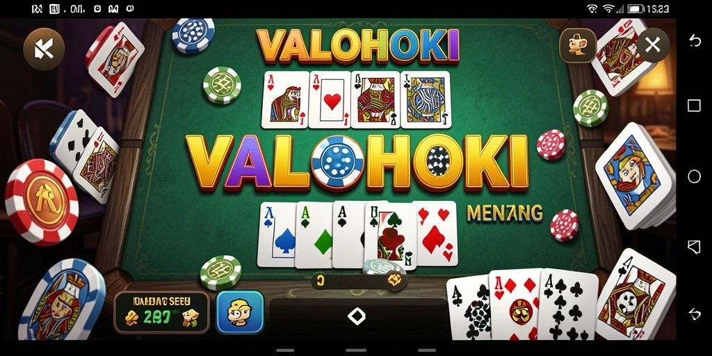 Screenshot VALOHOKI dengan tampilan gameplay seru.